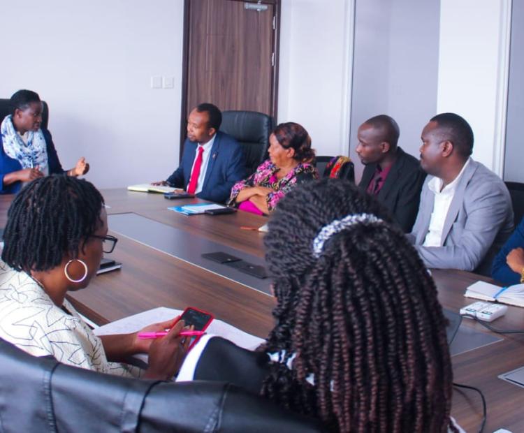 Principal Secretary Hon. Susan Mang'eni chairs meeting with delegation from Women's Business Incubation Program