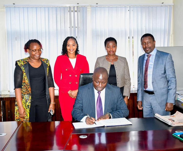 Newly appointed CEO Kenya Indusrial Estates (KIE)