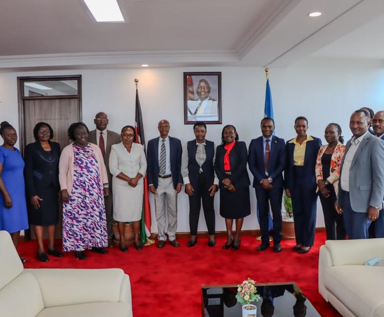 Delegation present during the strategic meeting on Business Development Services